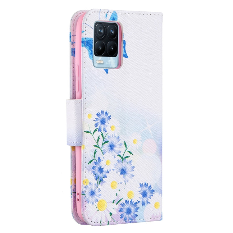 For OPPO Realme 8 / Realme 8 Pro Colored Drawing Pattern Horizontal Flip Leather Case with Holder & Card Slots & Wallet