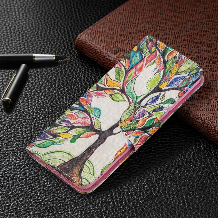 For OPPO Realme 8 / Realme 8 Pro Colored Drawing Pattern Horizontal Flip Leather Case with Holder & Card Slots & Wallet