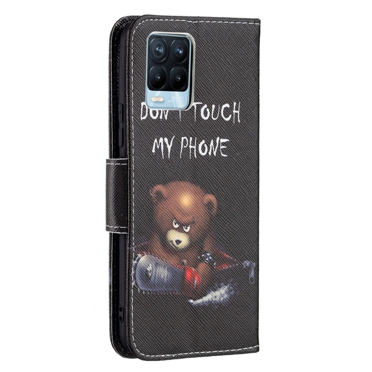 For OPPO Realme 8 / Realme 8 Pro Colored Drawing Pattern Horizontal Flip Leather Case with Holder & Card Slots & Wallet