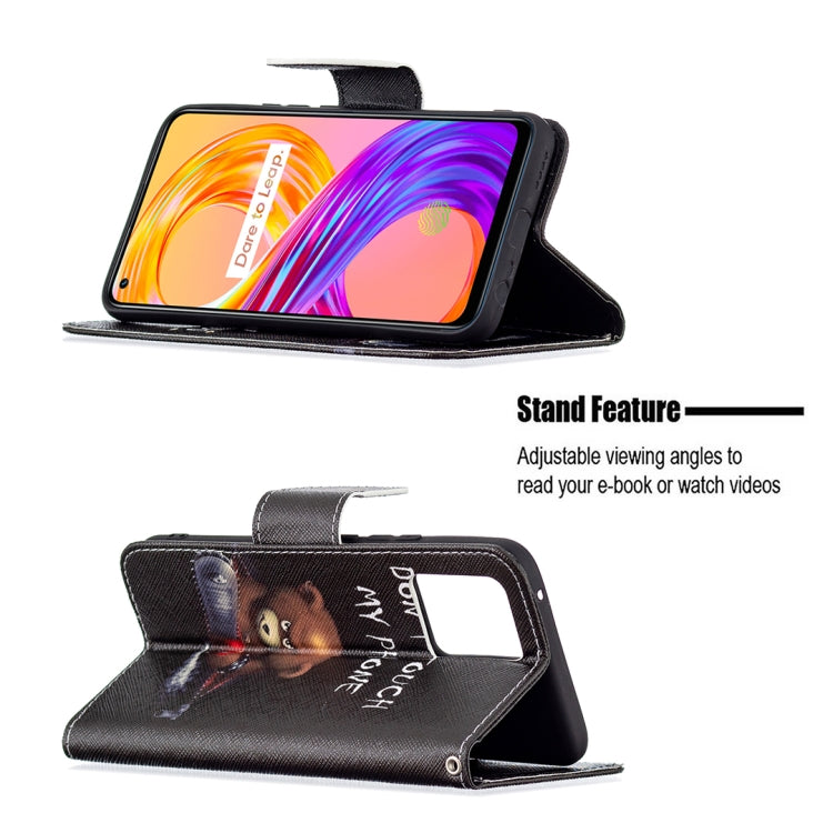 For OPPO Realme 8 / Realme 8 Pro Colored Drawing Pattern Horizontal Flip Leather Case with Holder & Card Slots & Wallet