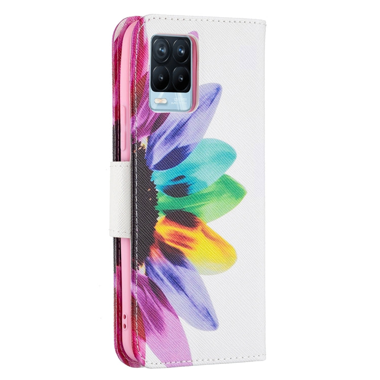 For OPPO Realme 8 / Realme 8 Pro Colored Drawing Pattern Horizontal Flip Leather Case with Holder & Card Slots & Wallet