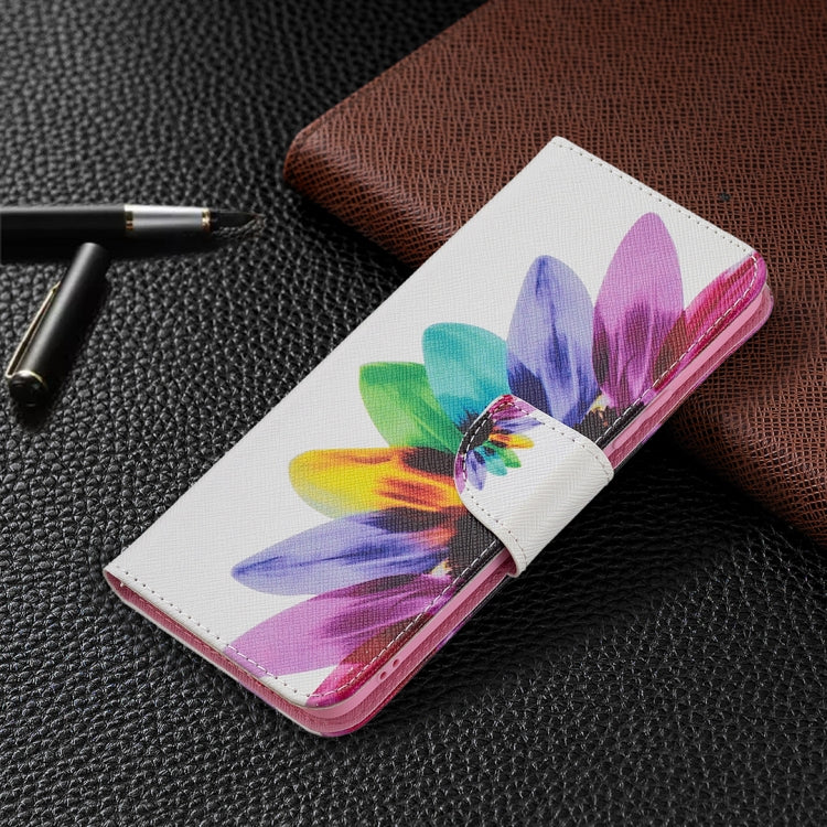 For OPPO Realme 8 / Realme 8 Pro Colored Drawing Pattern Horizontal Flip Leather Case with Holder & Card Slots & Wallet