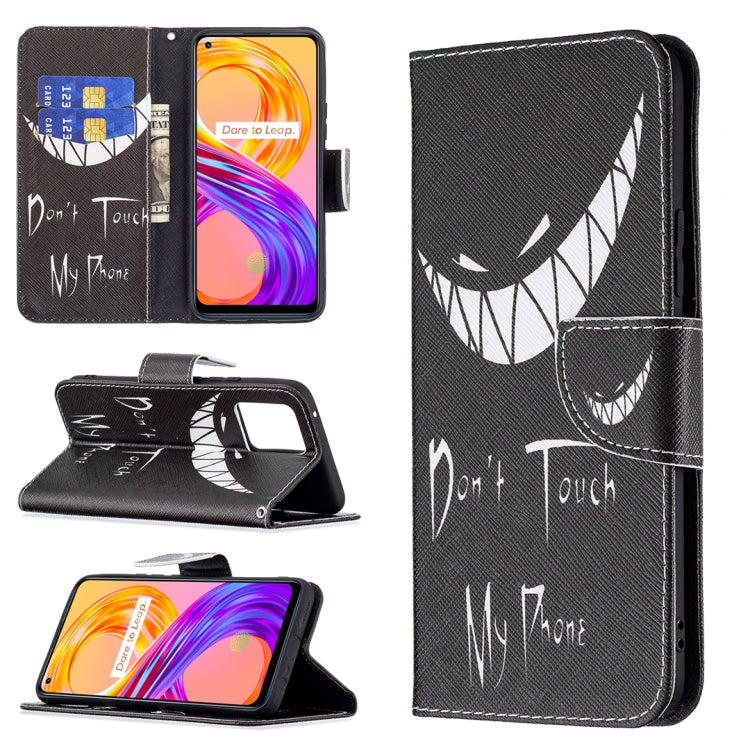 For OPPO Realme 8 / Realme 8 Pro Colored Drawing Pattern Horizontal Flip Leather Case with Holder & Card Slots & Wallet