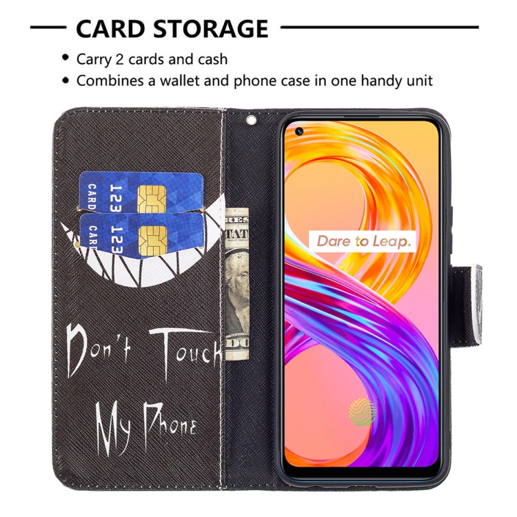 For OPPO Realme 8 / Realme 8 Pro Colored Drawing Pattern Horizontal Flip Leather Case with Holder & Card Slots & Wallet