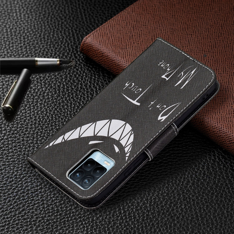 For OPPO Realme 8 / Realme 8 Pro Colored Drawing Pattern Horizontal Flip Leather Case with Holder & Card Slots & Wallet