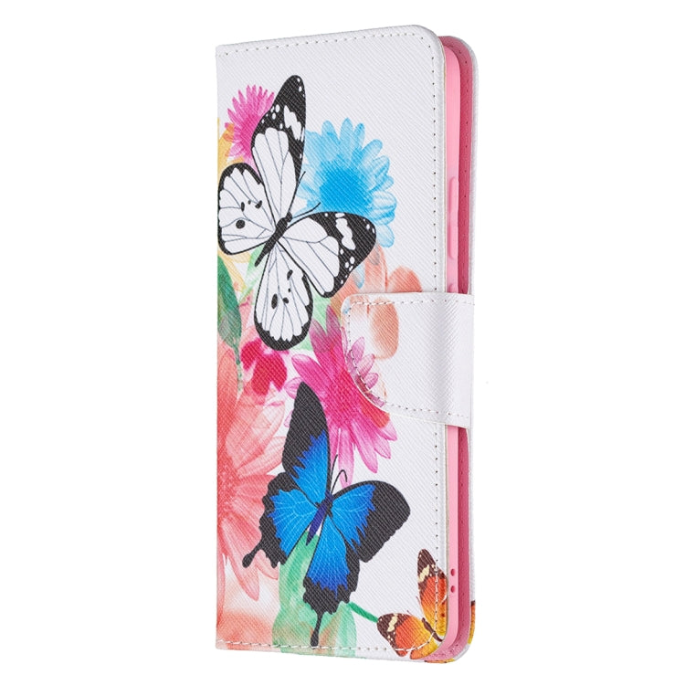 For OPPO Realme C15 / C12 / C25 Colored Drawing Pattern Horizontal Flip Leather Case with Holder & Card Slots & Wallet