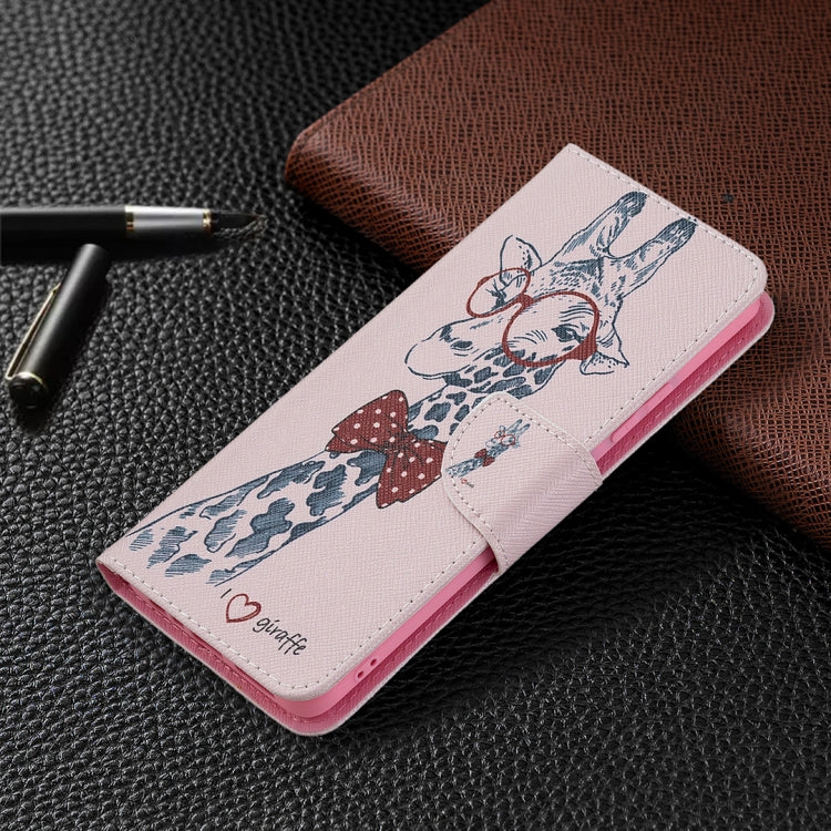 For OPPO Realme C15 / C12 / C25 Colored Drawing Pattern Horizontal Flip Leather Case with Holder & Card Slots & Wallet