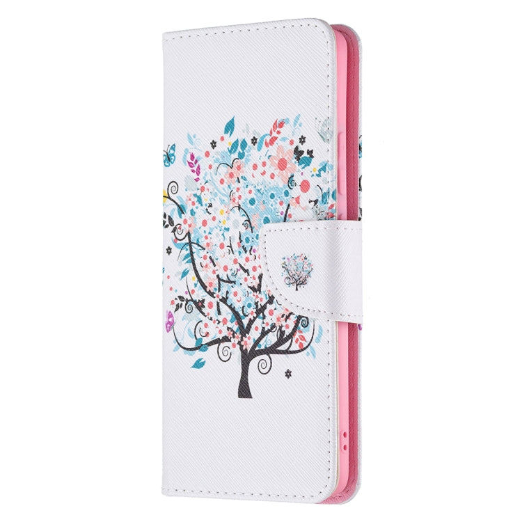 For OPPO Realme C15 / C12 / C25 Colored Drawing Pattern Horizontal Flip Leather Case with Holder & Card Slots & Wallet