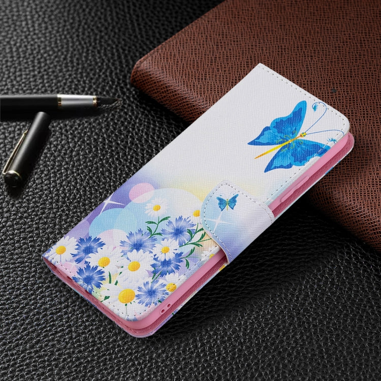 For OPPO Realme C21 / C20 Colored Drawing Pattern Horizontal Flip Leather Case with Holder & Card Slots & Wallet