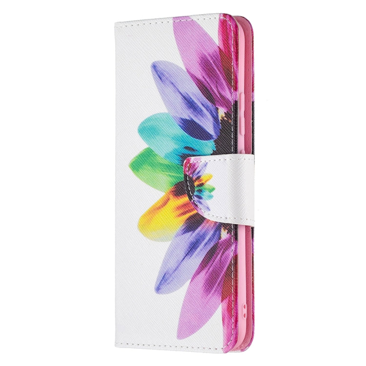For OPPO Realme C21 / C20 Colored Drawing Pattern Horizontal Flip Leather Case with Holder & Card Slots & Wallet