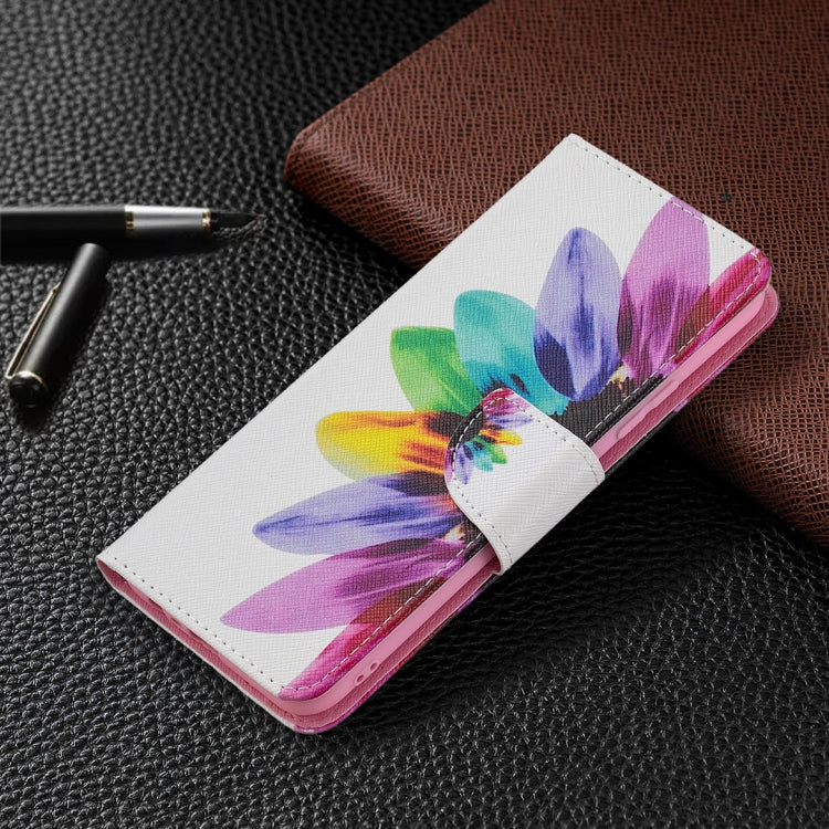 For OPPO Realme C21 / C20 Colored Drawing Pattern Horizontal Flip Leather Case with Holder & Card Slots & Wallet