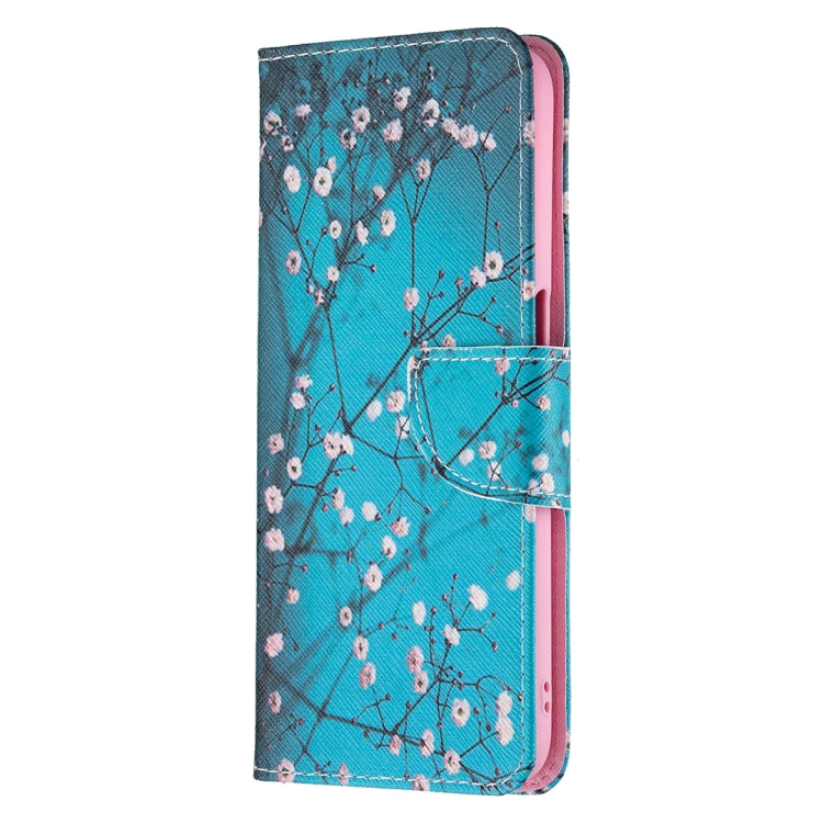 For OPPO Realme 8 5G / Realme V13 Colored Drawing Pattern Horizontal Flip Leather Case with Holder & Card Slots & Wallet
