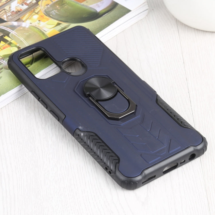 10 PCS Shield Armor PC+TPU Protective Case with 360 Degree Rotation Ring Holder For OPPO Realme C17