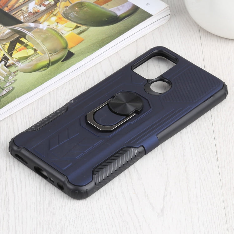 10 PCS Shield Armor PC+TPU Protective Case with 360 Degree Rotation Ring Holder For OPPO Realme C17