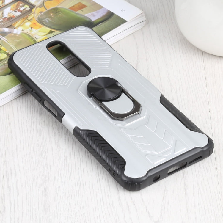 10 PCS Shield Armor PC+TPU Protective Case with 360 Degree Rotation Ring Holder For Xiaomi Redmi K30