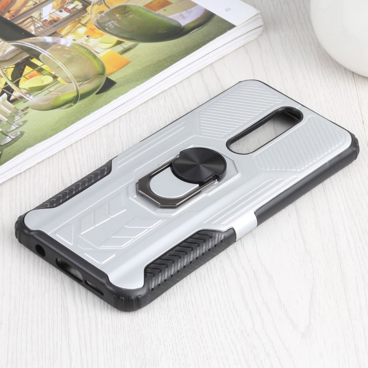 10 PCS Shield Armor PC+TPU Protective Case with 360 Degree Rotation Ring Holder For Xiaomi Redmi K30