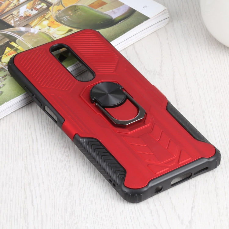 10 PCS Shield Armor PC+TPU Protective Case with 360 Degree Rotation Ring Holder For Xiaomi Redmi K30