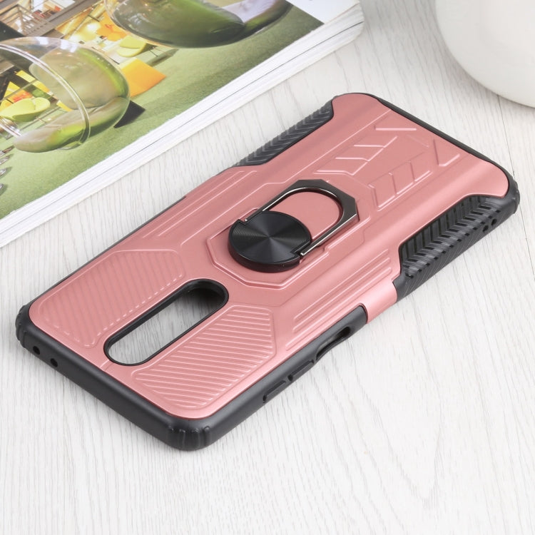 10 PCS Shield Armor PC+TPU Protective Case with 360 Degree Rotation Ring Holder For Xiaomi Redmi K30