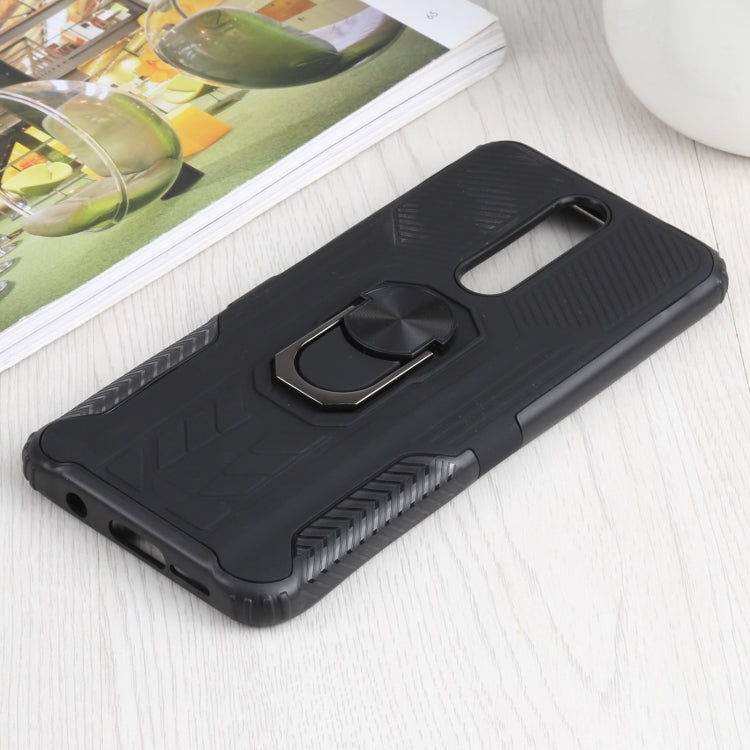 10 PCS Shield Armor PC+TPU Protective Case with 360 Degree Rotation Ring Holder For Xiaomi Redmi K30