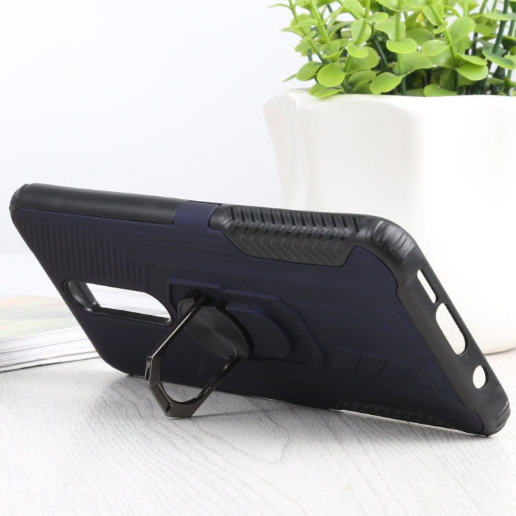 10 PCS Shield Armor PC+TPU Protective Case with 360 Degree Rotation Ring Holder For Xiaomi Redmi K30