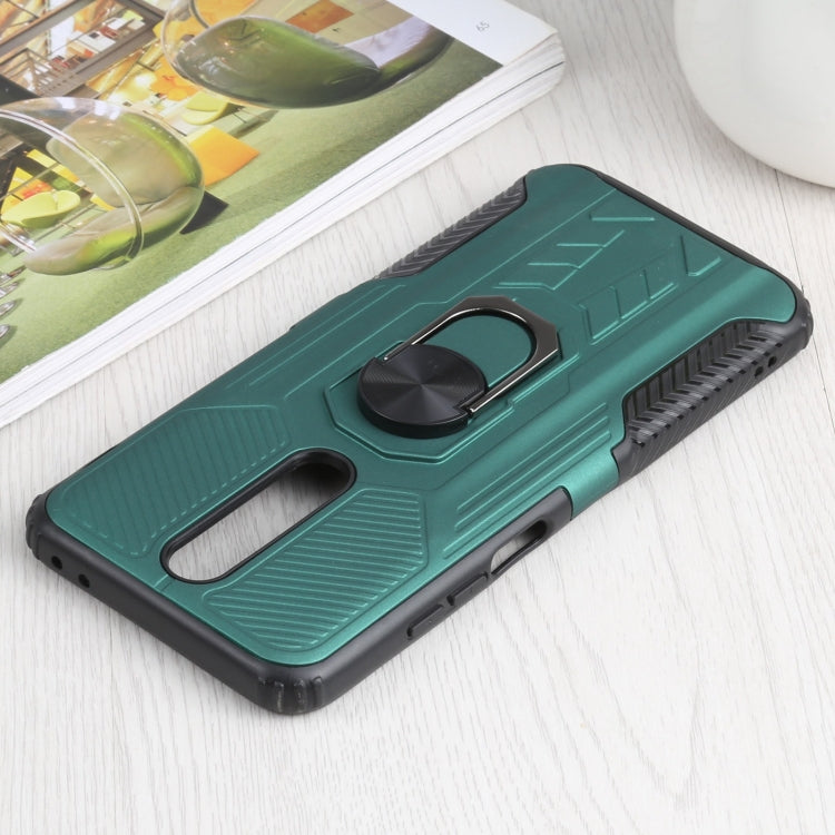 10 PCS Shield Armor PC+TPU Protective Case with 360 Degree Rotation Ring Holder For Xiaomi Redmi K30