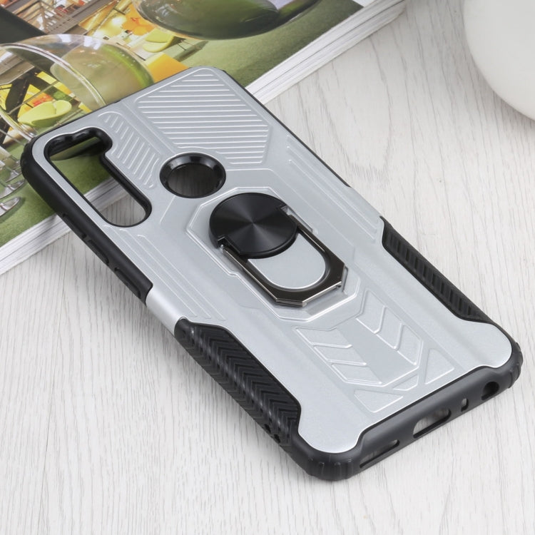 10 PCS Shield Armor PC+TPU Protective Case with 360 Degree Rotation Ring Holder For Xiaomi Redmi Note 8