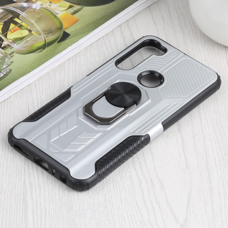 10 PCS Shield Armor PC+TPU Protective Case with 360 Degree Rotation Ring Holder For Xiaomi Redmi Note 8