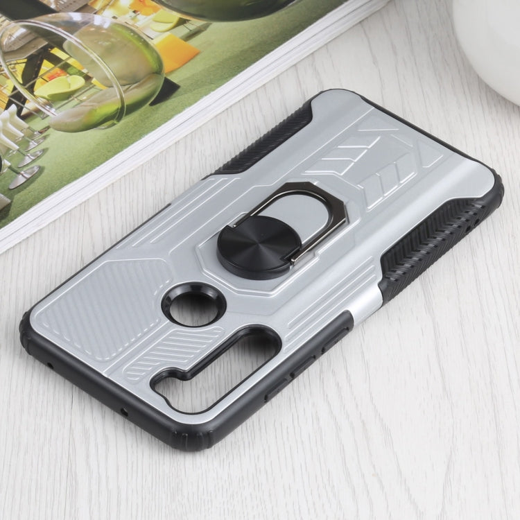 10 PCS Shield Armor PC+TPU Protective Case with 360 Degree Rotation Ring Holder For Xiaomi Redmi Note 8