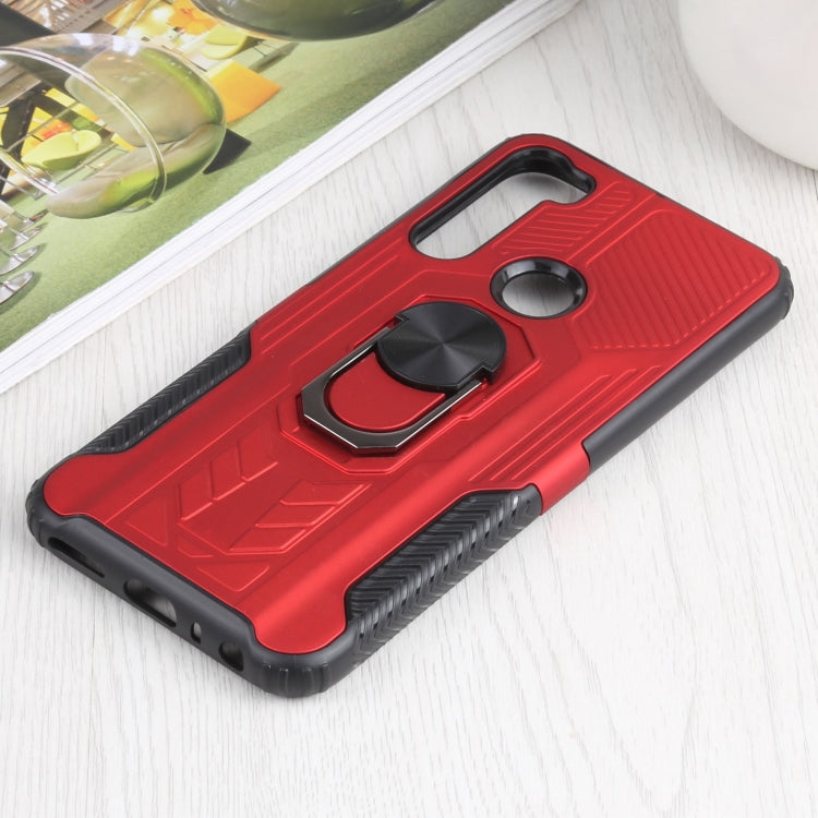 10 PCS Shield Armor PC+TPU Protective Case with 360 Degree Rotation Ring Holder For Xiaomi Redmi Note 8