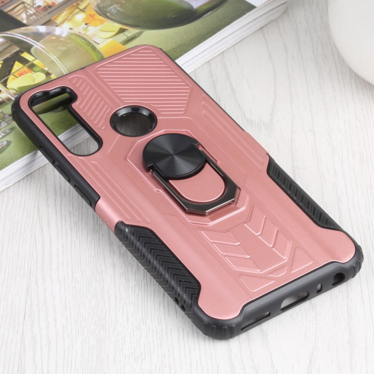 10 PCS Shield Armor PC+TPU Protective Case with 360 Degree Rotation Ring Holder For Xiaomi Redmi Note 8