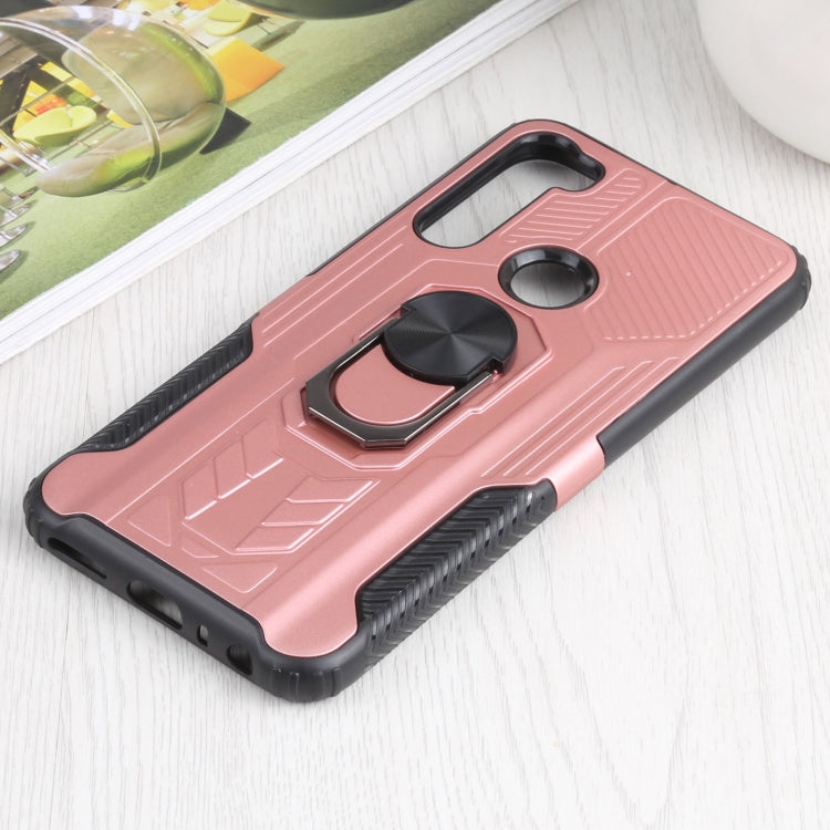10 PCS Shield Armor PC+TPU Protective Case with 360 Degree Rotation Ring Holder For Xiaomi Redmi Note 8