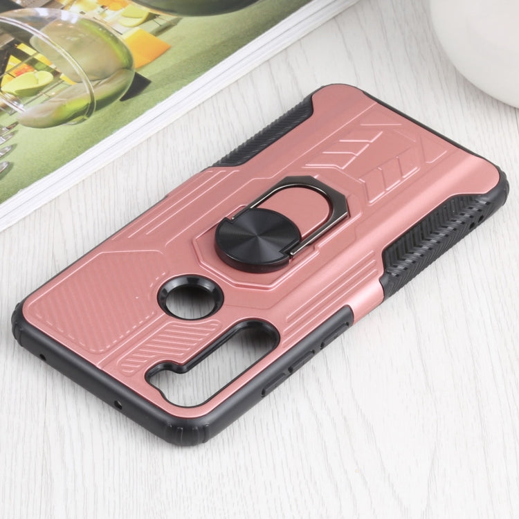 10 PCS Shield Armor PC+TPU Protective Case with 360 Degree Rotation Ring Holder For Xiaomi Redmi Note 8