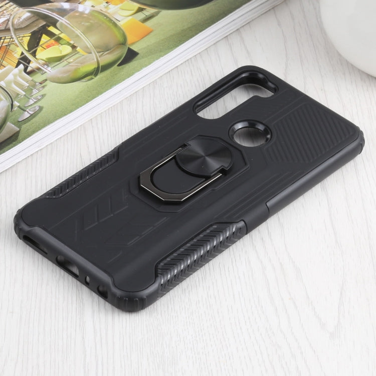 10 PCS Shield Armor PC+TPU Protective Case with 360 Degree Rotation Ring Holder For Xiaomi Redmi Note 8