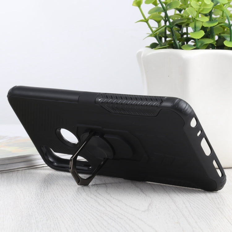 10 PCS Shield Armor PC+TPU Protective Case with 360 Degree Rotation Ring Holder For Xiaomi Redmi Note 8