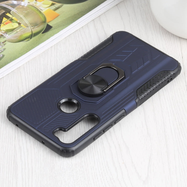 10 PCS Shield Armor PC+TPU Protective Case with 360 Degree Rotation Ring Holder For Xiaomi Redmi Note 8