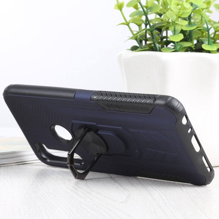 10 PCS Shield Armor PC+TPU Protective Case with 360 Degree Rotation Ring Holder For Xiaomi Redmi Note 8