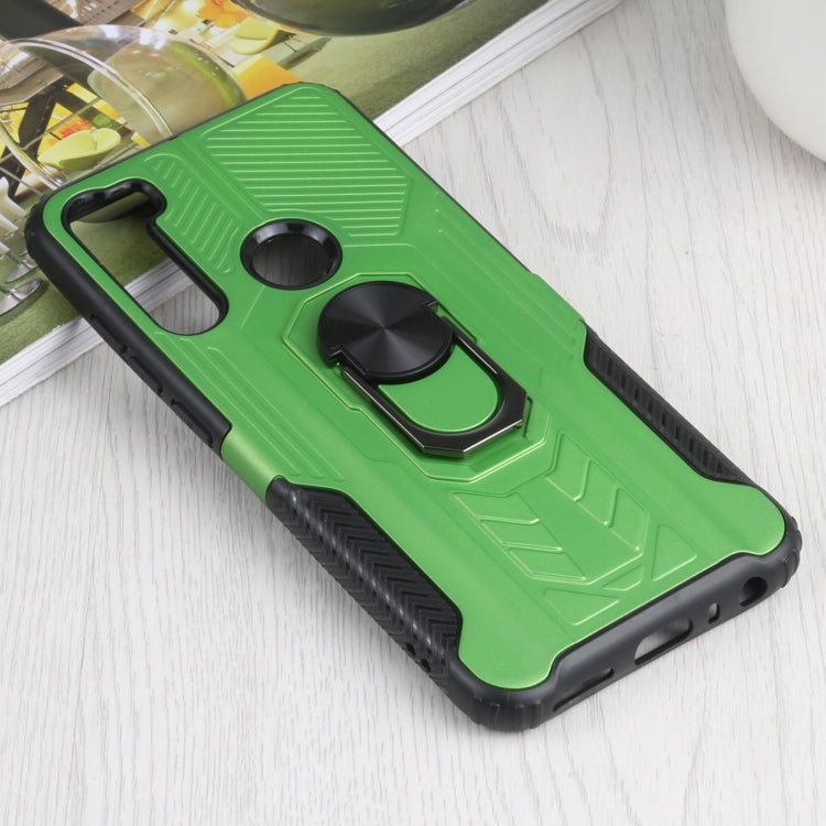 10 PCS Shield Armor PC+TPU Protective Case with 360 Degree Rotation Ring Holder For Xiaomi Redmi Note 8