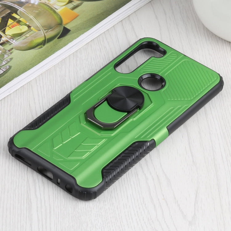 10 PCS Shield Armor PC+TPU Protective Case with 360 Degree Rotation Ring Holder For Xiaomi Redmi Note 8