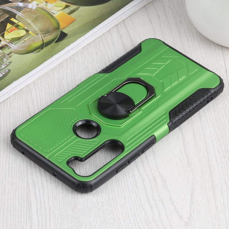 10 PCS Shield Armor PC+TPU Protective Case with 360 Degree Rotation Ring Holder For Xiaomi Redmi Note 8