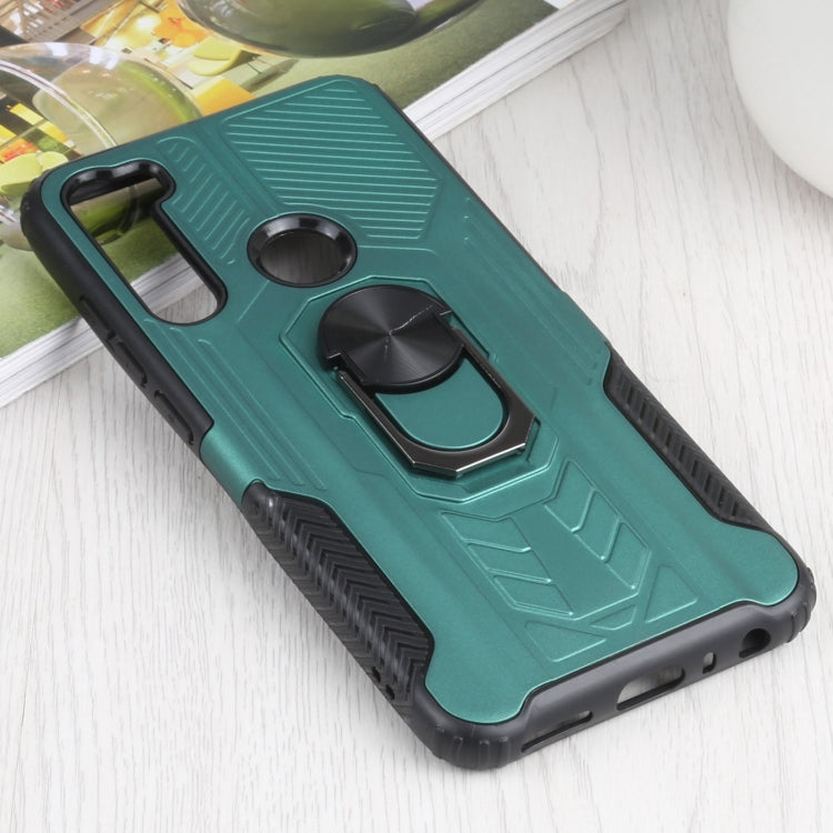 10 PCS Shield Armor PC+TPU Protective Case with 360 Degree Rotation Ring Holder For Xiaomi Redmi Note 8