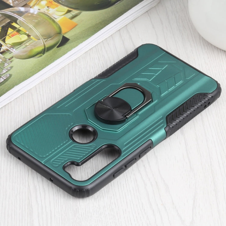 10 PCS Shield Armor PC+TPU Protective Case with 360 Degree Rotation Ring Holder For Xiaomi Redmi Note 8