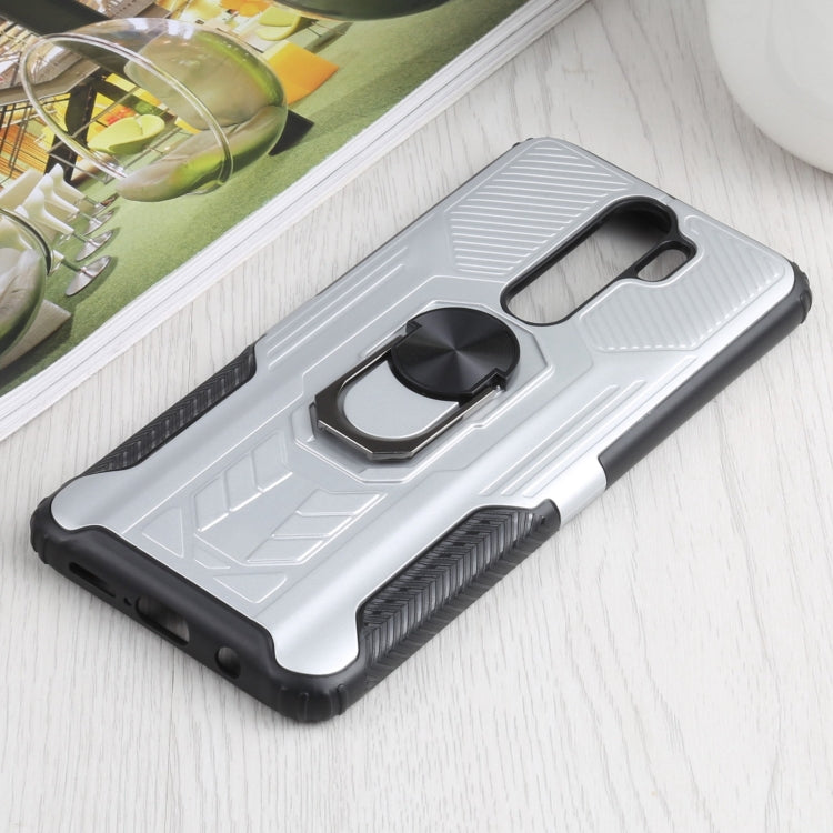 10 PCS Shield Armor PC+TPU Protective Case with 360 Degree Rotation Ring Holder For Xiaomi Redmi Note 8 Pro