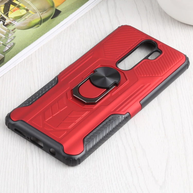 10 PCS Shield Armor PC+TPU Protective Case with 360 Degree Rotation Ring Holder For Xiaomi Redmi Note 8 Pro
