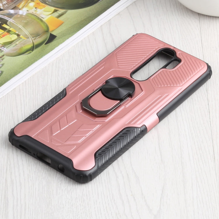 10 PCS Shield Armor PC+TPU Protective Case with 360 Degree Rotation Ring Holder For Xiaomi Redmi Note 8 Pro