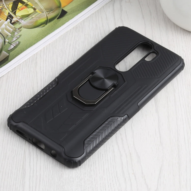 10 PCS Shield Armor PC+TPU Protective Case with 360 Degree Rotation Ring Holder For Xiaomi Redmi Note 8 Pro