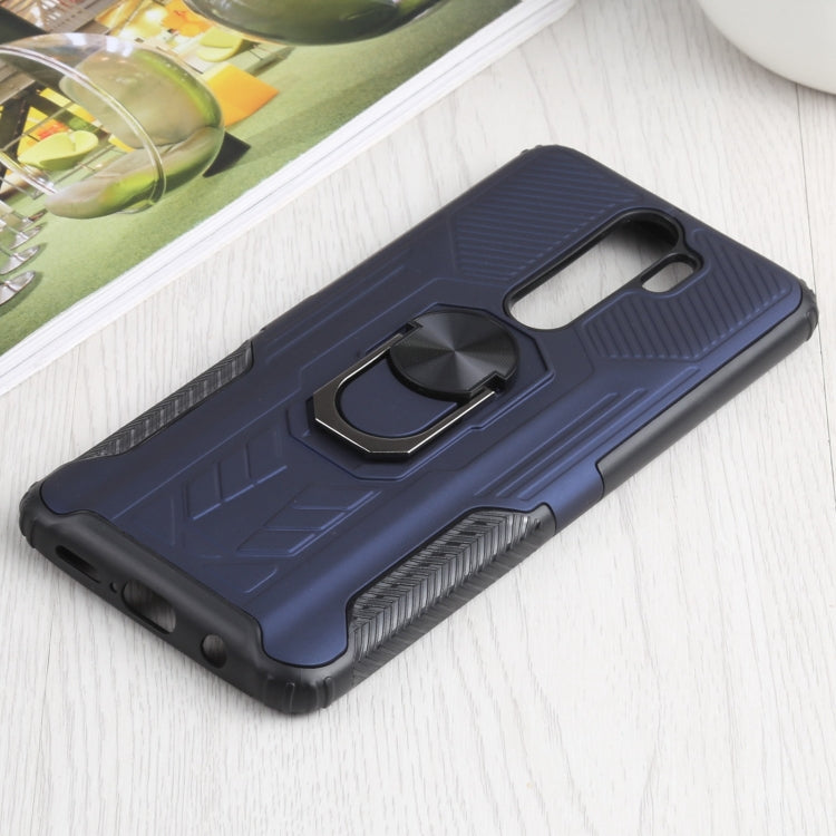 10 PCS Shield Armor PC+TPU Protective Case with 360 Degree Rotation Ring Holder For Xiaomi Redmi Note 8 Pro