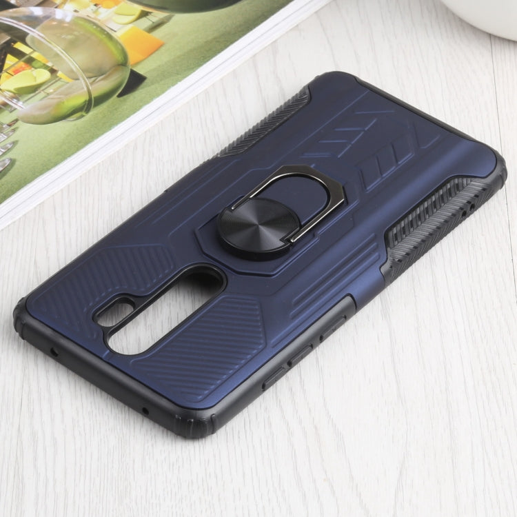 10 PCS Shield Armor PC+TPU Protective Case with 360 Degree Rotation Ring Holder For Xiaomi Redmi Note 8 Pro