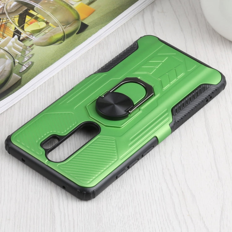 10 PCS Shield Armor PC+TPU Protective Case with 360 Degree Rotation Ring Holder For Xiaomi Redmi Note 8 Pro