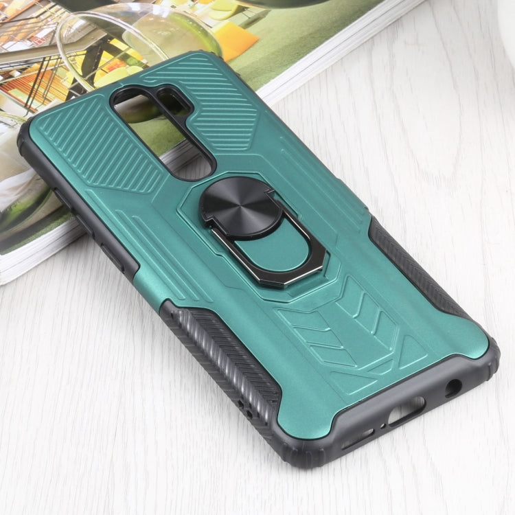 10 PCS Shield Armor PC+TPU Protective Case with 360 Degree Rotation Ring Holder For Xiaomi Redmi Note 8 Pro