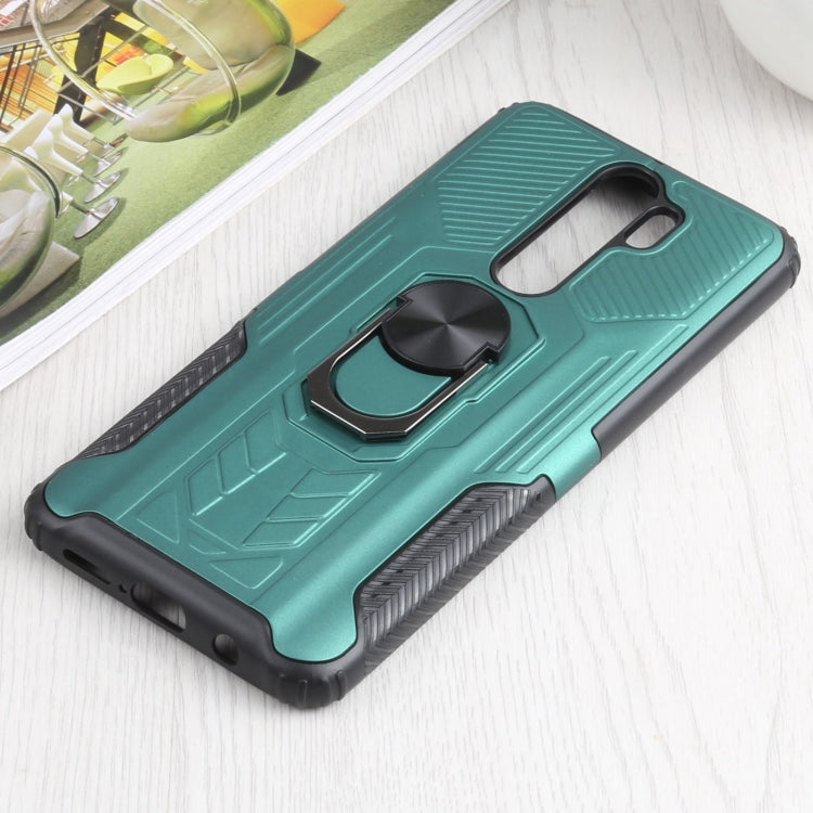10 PCS Shield Armor PC+TPU Protective Case with 360 Degree Rotation Ring Holder For Xiaomi Redmi Note 8 Pro